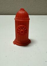 Vintage 1984 Fleer FIRE PLUG Candy Container 2.75” bubble gum RED hydrant #1 picture