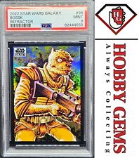 BOSSK PSA 9 2022 Topps Chrome Star Wars Galaxy Refractor #96 picture