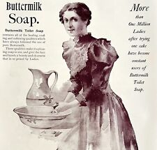 Cosmo Buttermilk Toilet Soap 1894 Advertisement Victorian Full Page XL DWII9 picture