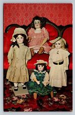 Time Was Village Museum Mendota Illinois Vintage Unposted Postcard Dolls picture