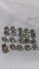 Vintage Rhinestone Buttons Lot of 21 picture