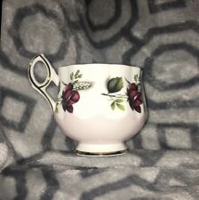 Vintage Elizabethan Tea Cup Red Rose Pink & White Fine Bone China England picture