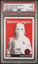 2024 Topps Star Wars Throwback Thursday Snowtroopers #9 PSA 9 picture