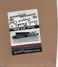 matchbook 1970's uncle frank's supper club thunder bay ontario picture