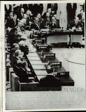 1974 Press Photo U.S. President Richard Nixon Attends NATO Summit in Brussels picture