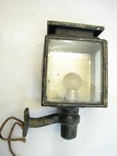 Antique Small Beveled Glass Driving Coach Lantern Buggy Lamp Carriage Auto Light picture