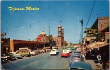 Vintage 1950s TIJUANA B.C. Mexico Postcard 