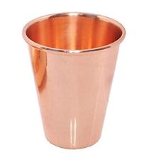 Pure Handmade Copper Short Tumbler Glass Yoga Ayurveda Benefits Set of 1 picture
