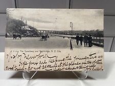 c1907 The Speedway And Highbridge New York City NY Rotograph Antique Postcard picture