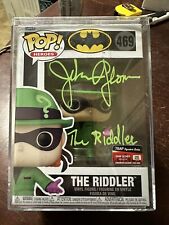 7BAP FUNKO POP JOHN GLOVER AUTO THE RIDDLER (VOICE FROM ANIMATED SERIES) /140 picture