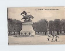 Postcard Statue de Jeanne d Arc Chinon France picture