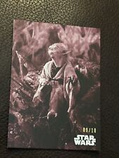 2019 Topps Star Wars Empire Strikes Back Black & White Red Hue /10 Card 62 NM picture
