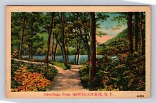 Oswegatchie NY-New York, General Greetings, Scenic Country View Vintage Postcard picture