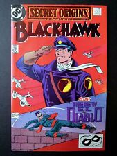 SECRET ORIGINS # 45 FEATURING BLACKHAWK / DC COMICS 1989 / VF+ to NM- CONDITION picture