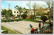 Postcard Grand Valley Texas Shuffleboarding People Posted picture