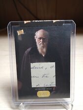 2023 Pieces of the Past Charles Darwin Handwritten Relic #CANVAS-CD1 picture