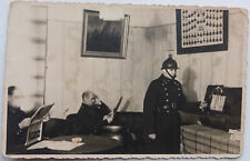 Latvia Militaryman Adrian Helmet Radio Antique Photo 1939 picture