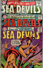 Sea Devils # 18, 20,24 D.C. 1964-1965 Silver-Age 12c 3 Book Lot 🦈🐡 picture