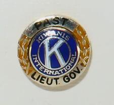 Kiwanis International Past Lieutenant Governor 14K Gold Lapel Screw Back Pin picture