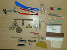 Vintage Odd Lot tools and parts from Machinists tool box. Lot 1 picture