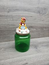 Vtg Disney's Christmas Collection Winnie The Pooh & Piglet Candy Jar  picture