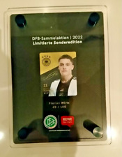 Rewe DFB Florian Wirtz Gold Collector Card Rookie Limited Edition Leverkusen picture