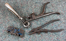 Lot of Old Saw Tools Two Man CROSS CUT SET Tool FOR PARTS OR REPAIR picture