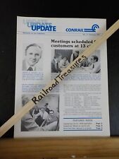 Conrail Update #17 1979 February  Meetings scheduled for customers picture