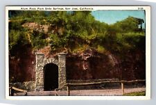 San Jose CA- California, Alum Rock Park Soda Springs, Antique, Vintage Postcard picture