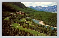 Banff-Alberta, The Banff Springs Golf Course, Antique, Vintage Souvenir Postcard picture