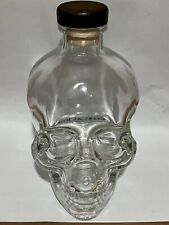 Dan Aykroyd Crystal Head Vodka Glass Skull 750ml Empty Bottle With Original Cork picture