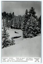 c1950's Rainbow Ranch Gallatin Gateway Montana MT RPPC Photo Vintage Postcard picture