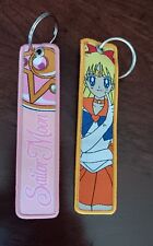 2 Embroidered Sailor Moon Keychains picture