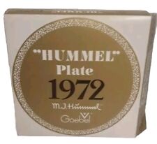 Vintage 1972 Hummel 2nd Annual Plate 