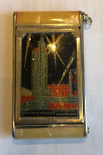 SPECTACULAR 1934 COMPACT - Powder-rouge- both puffs, even lipstick AMAZING PIECE picture