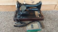 VINTAGE 1939 SINGER SEWING MACHINE, Model 128 w/Manual & Extras PARTS & REPAIR picture