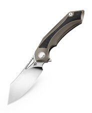 Bestech Kasta Knife Dark Gray Ti w/ CF Handle Plain Mirror M390 Blade BT1909C picture