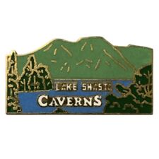 Vintage Lake Shasta Caverns Scenic Travel Souvenir Pin picture
