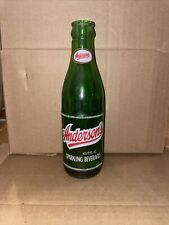 Vintage 1970 Anderson's Sparkling Beverages 6.5 oz. Green Bottle, Rochester, NY picture