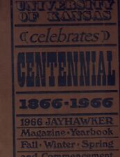 1966 Kansas Jayhawker Yearbook University of Kansas KU Centennial picture