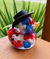 Patriotic Duck With Cowboy Hat & Mini Red White And Blue Ducks Jeep Duck Cruise picture