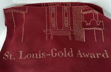 Anheuser Busch Eagle Throw St. Louis Gold Award Red Blanket Anniversary 47x60