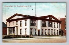 Syracuse NY-New York, Weight Lock, Erie Canal, Vintage c1910 Postcard picture