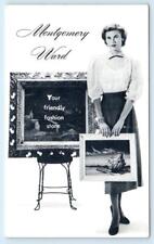 CHICAGO, IL Illinois ~ Advertising MONTGOMERY WARD Fashion Store c1940s Postcard picture