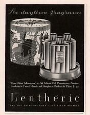 1938 a Lentheric Tweed Miracle Shanghai Gardenia Perfume Print Ad picture