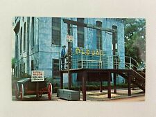 Old Jail St Augustine Florida Vintage Postcard Gallows Burial Wagon picture