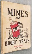 MINES and BOOBY TRAPS Third Edition August 1954 Korea RARE picture