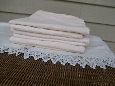 6 vintage plain cotton feed  sacks nice for sewing /dishtowels/ crafts picture
