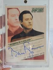 STAR TREK THE QUOTABLE NEXT GENERATION 2005 AUTOGRAPH CARD #QA2 BRENT SPINER picture