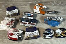 VINTAGE GEORGE FOLLMER PIN LOT AVS SHADOW LOLA T-70 PORSCHE ROTHMAN’S PREOWNED picture
